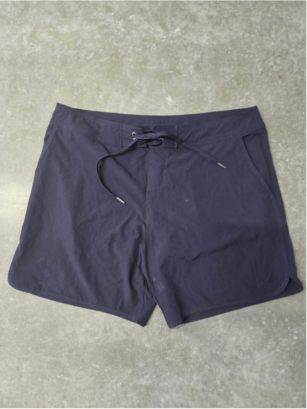 Nautica Women's Dark Navy Drawstring Bermudas Gorpcore Athletic Summer Size XL